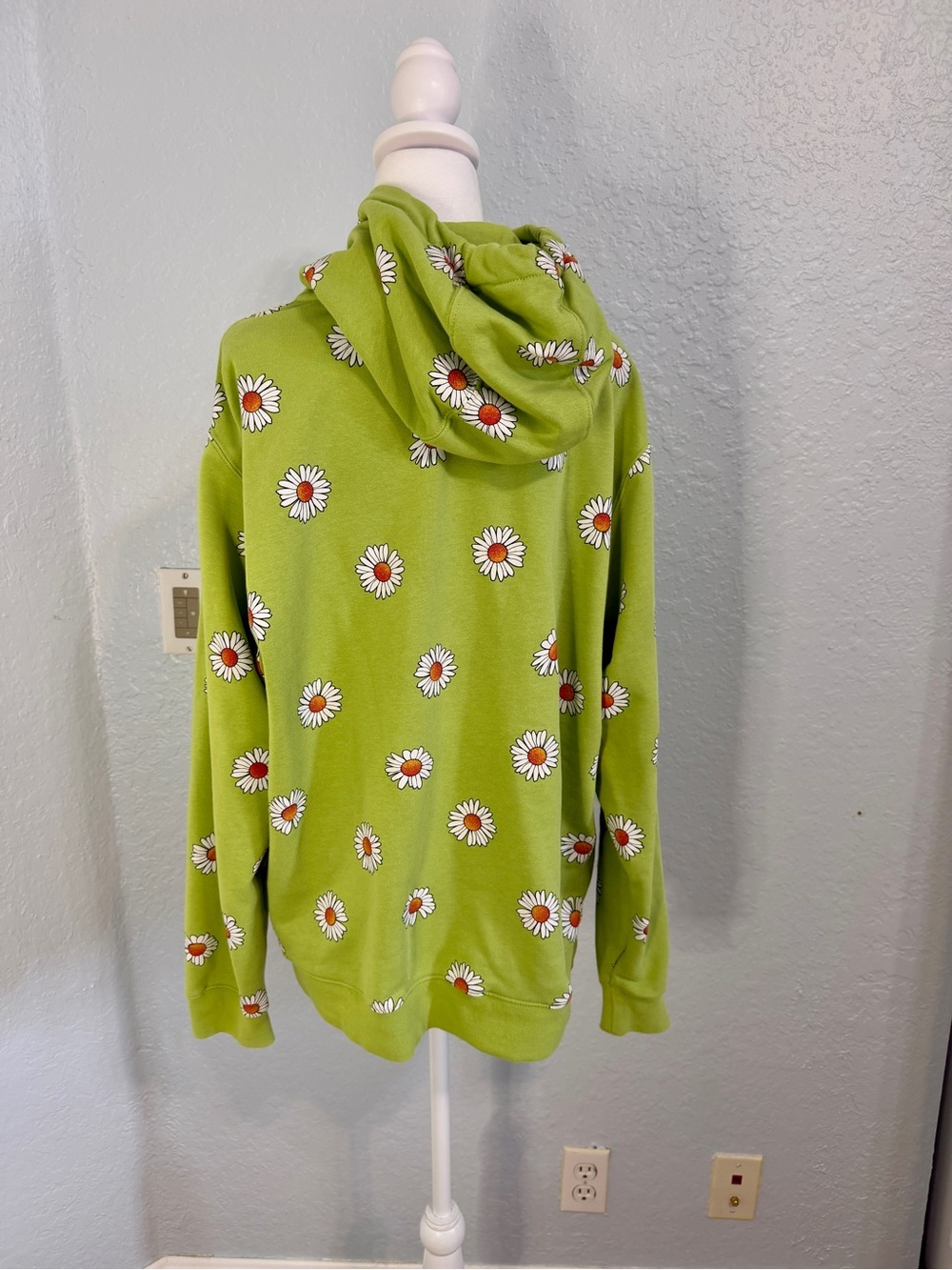 Nike Lime Green Daisy Hoodie - Picture 3 of 8